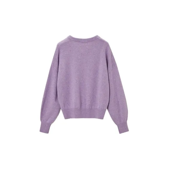 OVV Knitwear Women's Pink Purple Solid Color A1-1