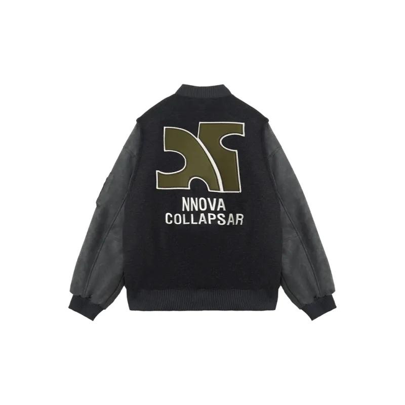 NNOVA Baseball Jacket Women's Black-1