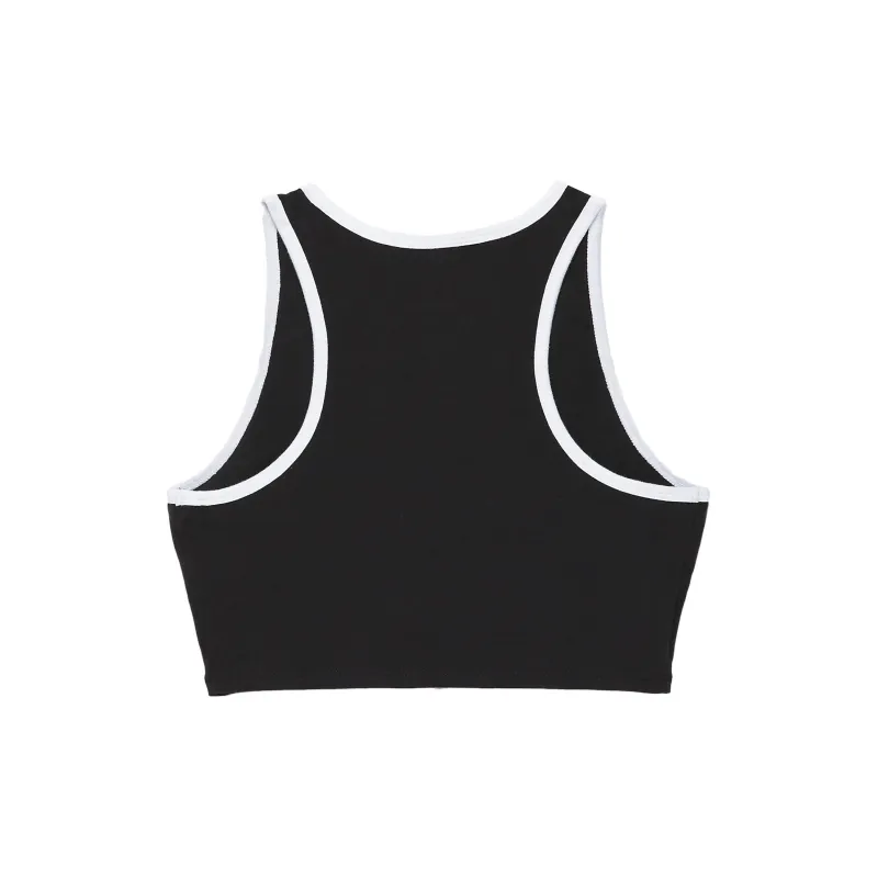 Vans Longline Racerback Sports Bra Bra Women's Black-1