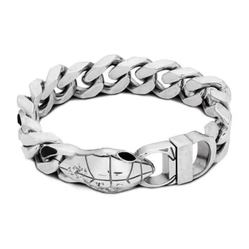 DIOR Brass Resin Bracelets Men's Silver