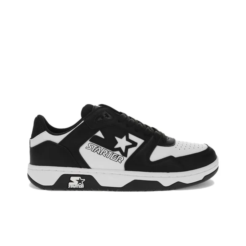 STARTER BREAKAWAY 88 Slip-Resistant Cushioning Wear-Resistant Low-Top Skateboard Shoes Unisex Black White-1