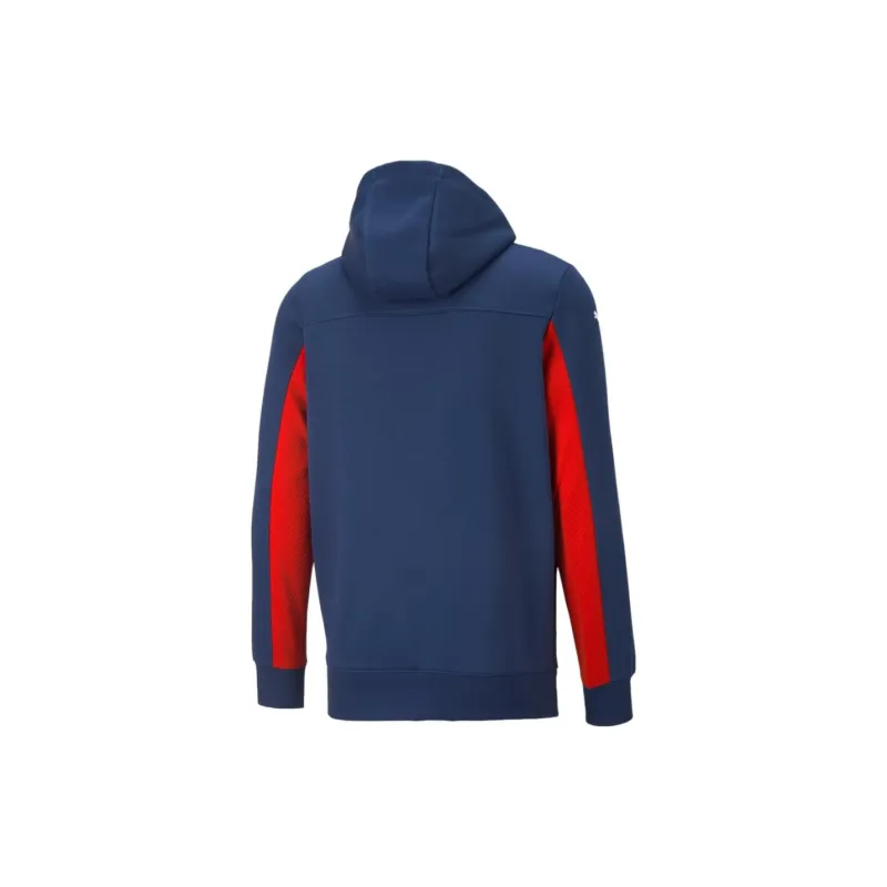 PUMA Bmw M Motorsport Hooded Sweat Jacket Jackets Coats Men's Blue-1