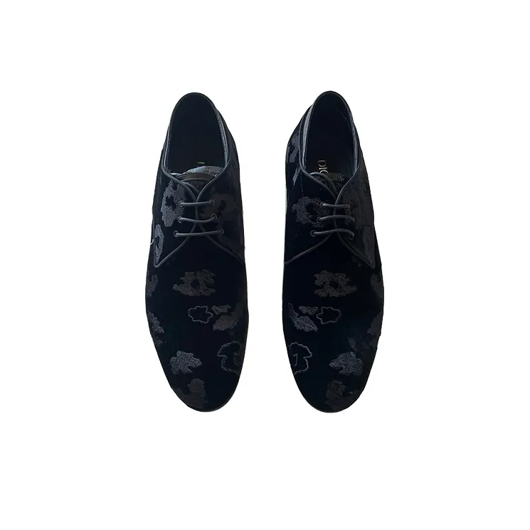 DIOR Dress Shoes Men Low-Top Black-3