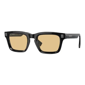 Burberry Acetate Irregular Shape Sunglasses Men's Black