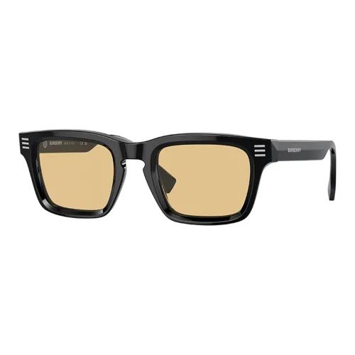 Burberry Acetate Irregular Shape Sunglasses Men's Black