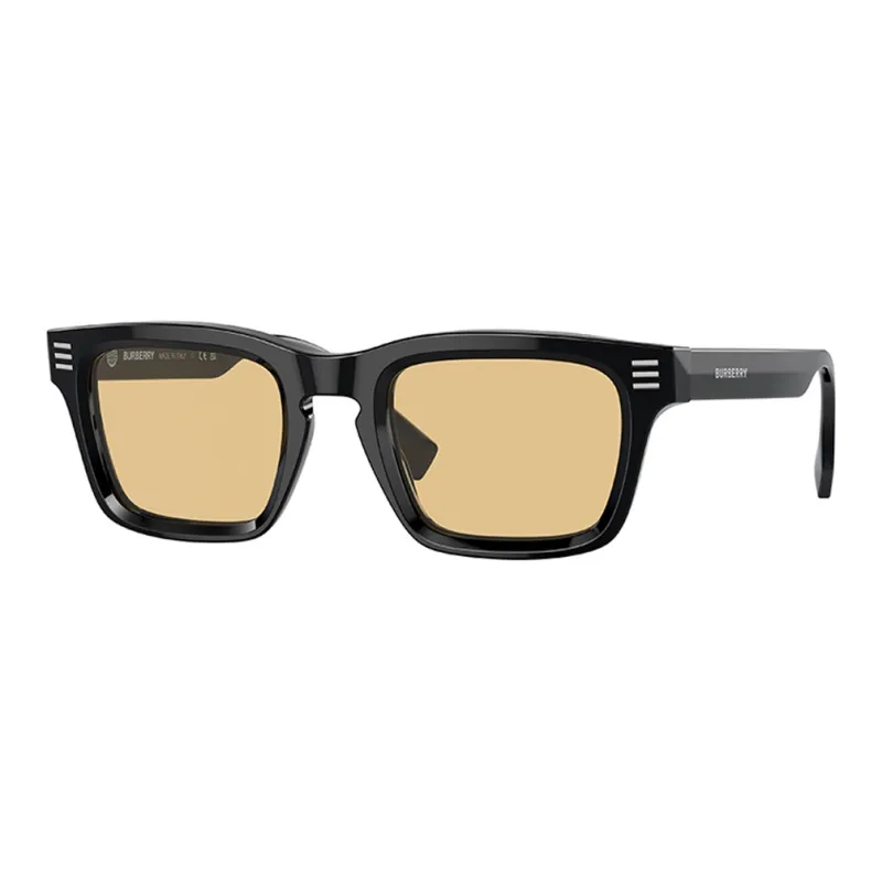 Burberry Acetate Irregular Shape Sunglasses Men's Black-0