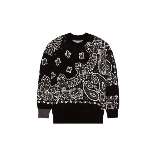 Sacai Knitwear Men Black