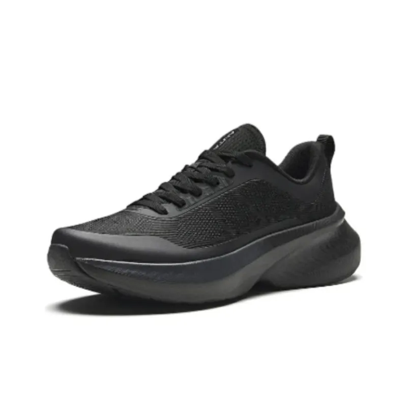 Anta Cushioning Wear Resistant Low Top Training Shoes Women's Black-1