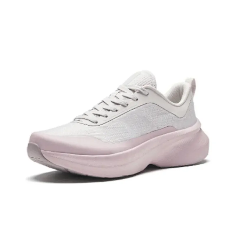 Anta Cushioning Wear Resistant Low Top Training Shoes Women's Gray Pink-1
