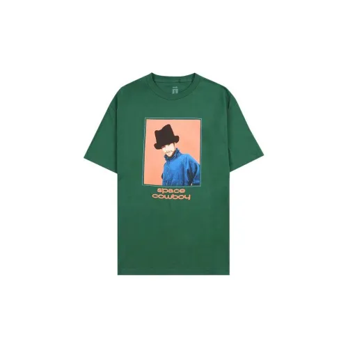 PLEASURES T-Shirts Unisex Hunter Green