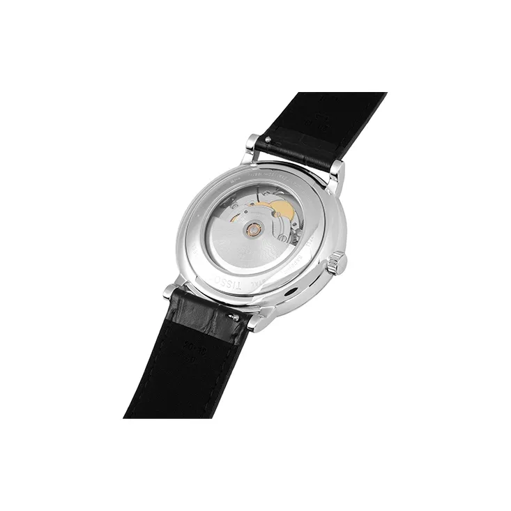 TISSOT Carson Elite Series Automatic Mechanical Movement Men's Watches Watch 40mm Black Dial Stainless Steel Case-6