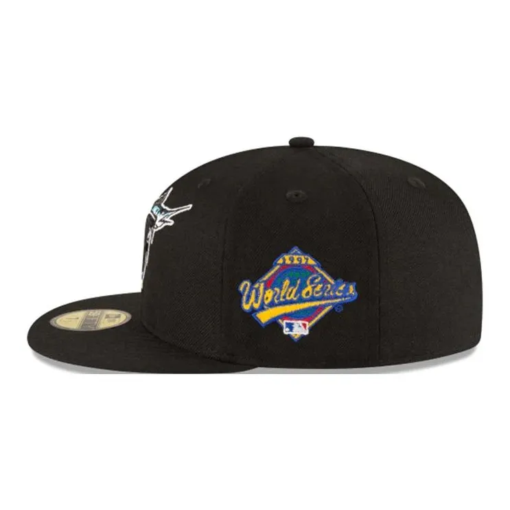 New Era Florida Marlins Upside Down 59Fifty Fitted Hat-3