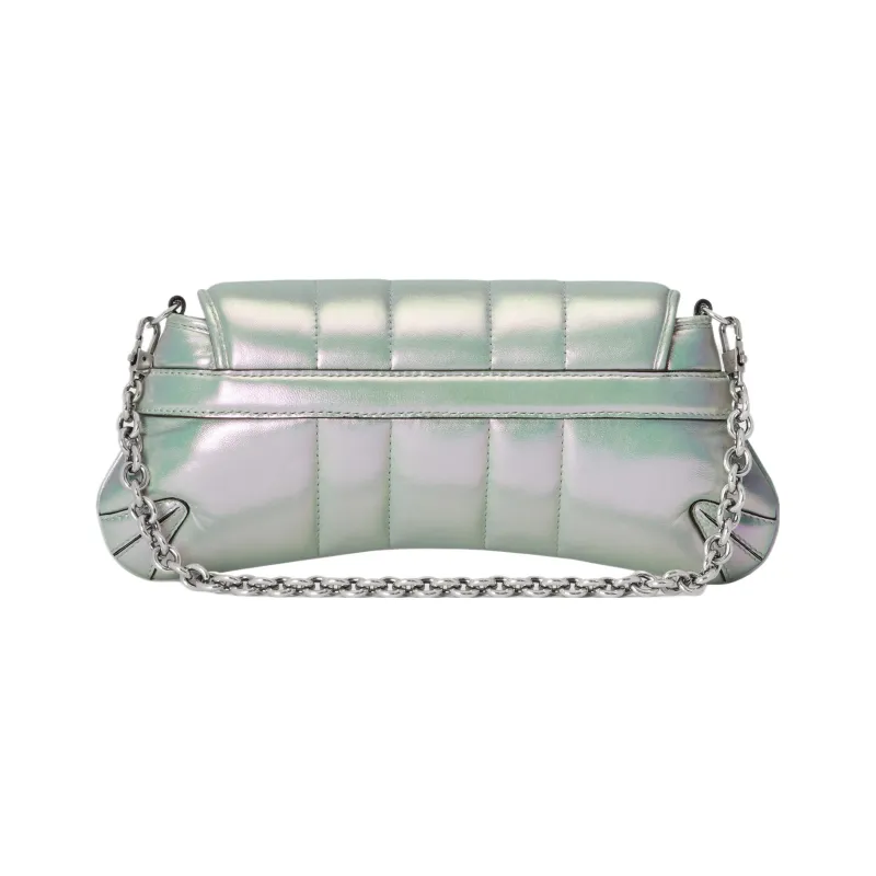 GUCCI HORSEBIT CHAIN Leather Shoulder Bag Handheld Shoulder Bag Women's Iridescent Green-5