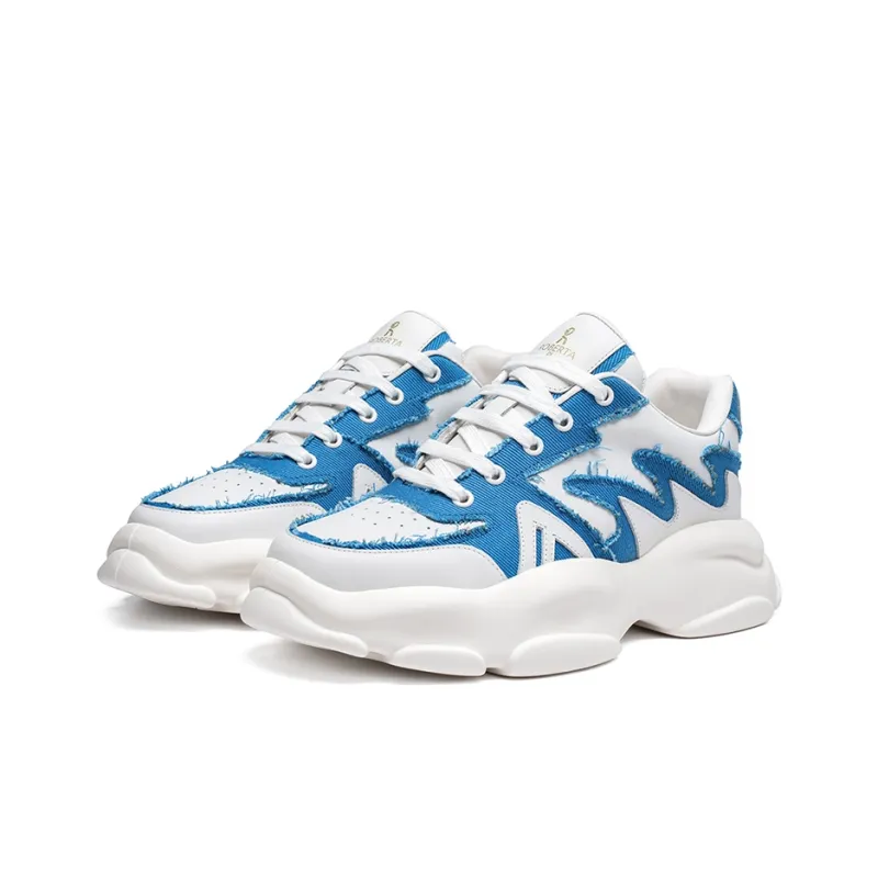 ROBERTA DI CAMERINO Low Top Casual Shoes Men's White Blue-2