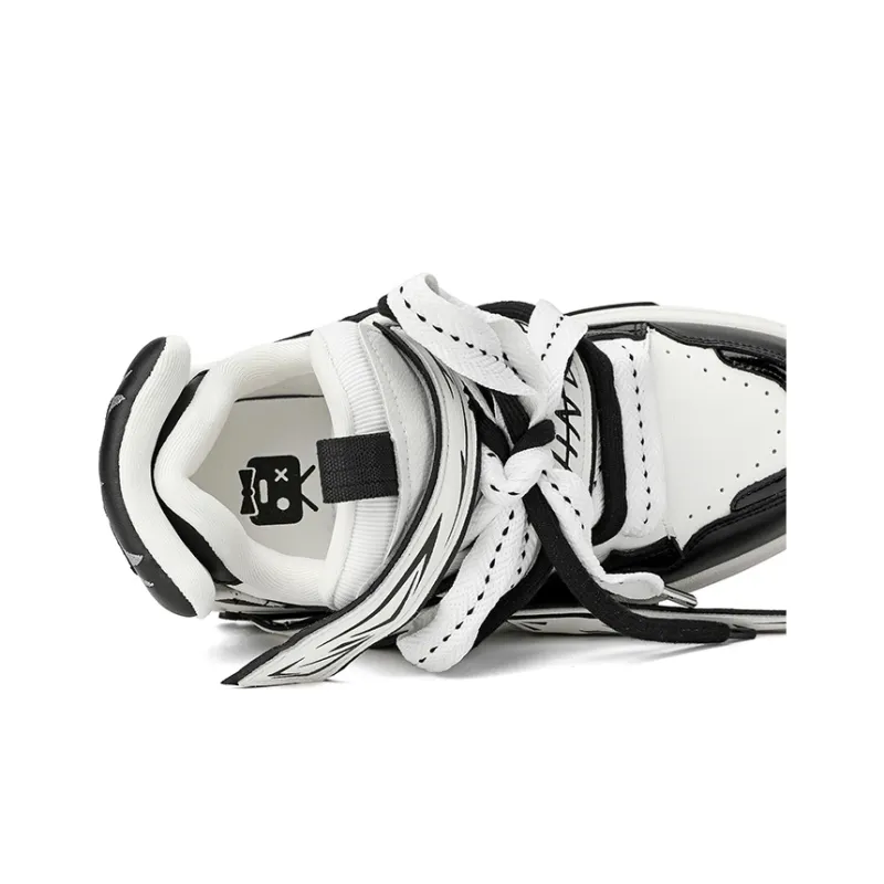 X·LUN Anti Slip Wear Resistant Mid Top Skateboard Shoes-6