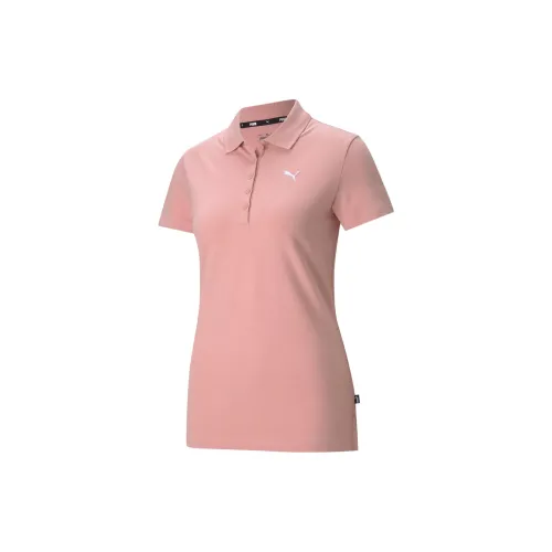 PUMA ESSENTIALS Polo Shirts Women's Pink