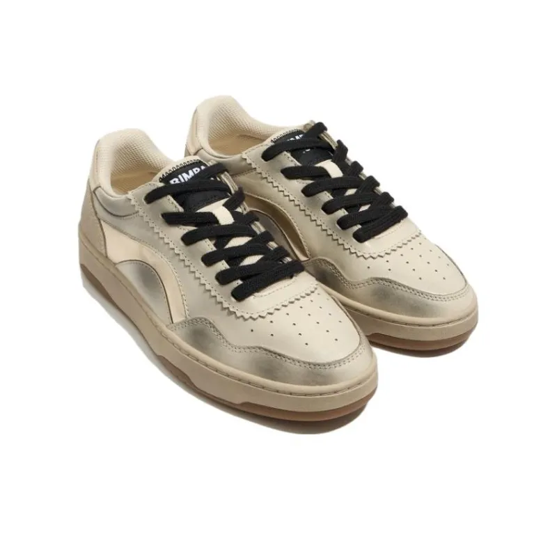 BIMBA Y LOLA Distressed Leather Sneakers-2
