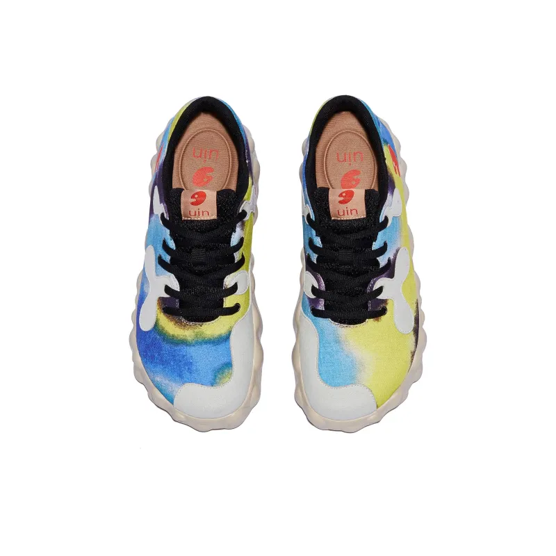U.IN Painted Travel Shoes Figuras 1 Casual Shoes Men's-1