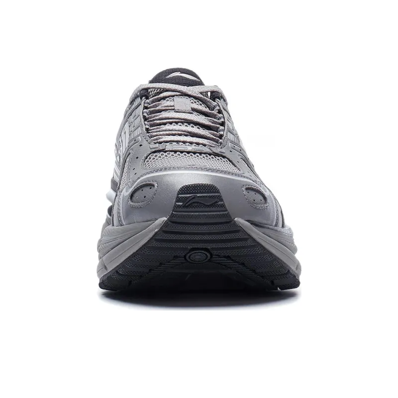 LiNing Comet 5 Cushioning Wear-Resistant Low-Top Casual Shoes Men's Gray Black-4