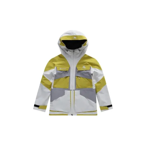 BURTON Aizawa Ski Tops Unisex Yellow