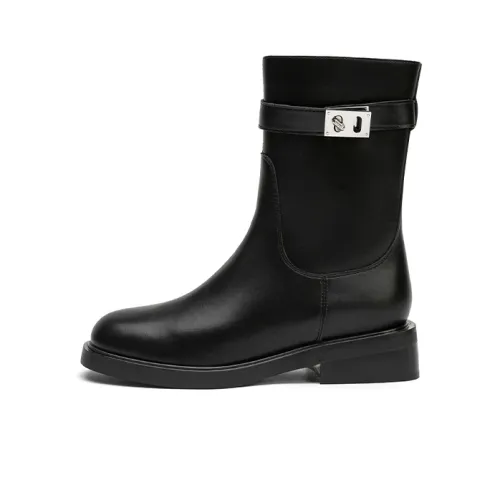 TOOMANYSHOES Ankle Boots Women's Black