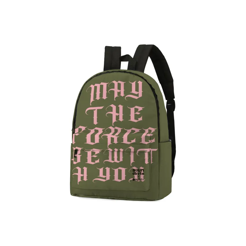 ONRF X SOUNDBYTE Collaboration Polyester Laptop Bag Backpack Medium Size Unisex Dark Color-2