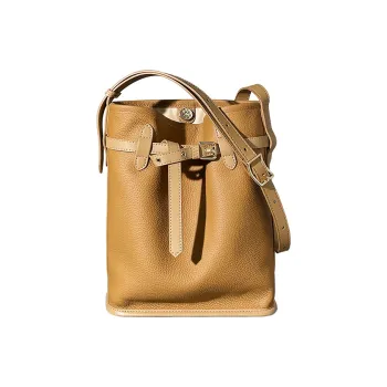 AJ AOIRJ Cow Leather Shoulder Bag Medium Size Women's Biscuit/Dark Khaki/Black Brown/White Brown