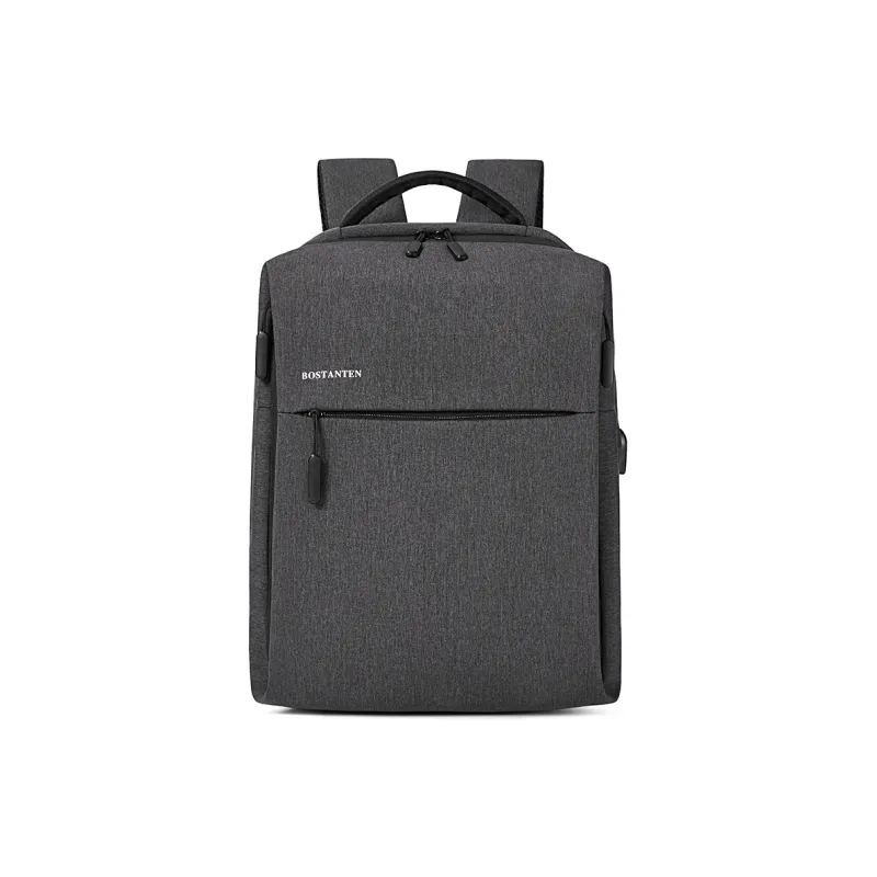 BOSTANTEN Fabric Backpack Medium Size Men's Dark Gray-1