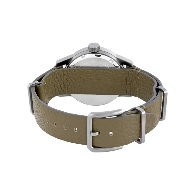 BULOVA Wrist Watch Automatic Mechanical Movement Leather Watch Bands 38mm Black Dial Men's Watches-1