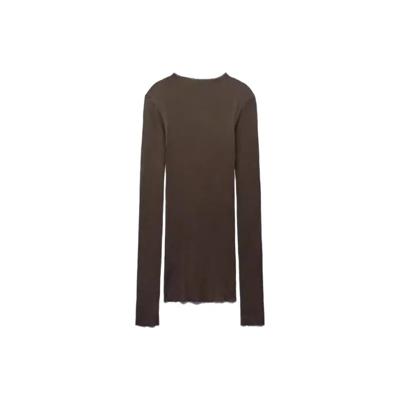 ZARA T-Shirts Women's Chocolate-1