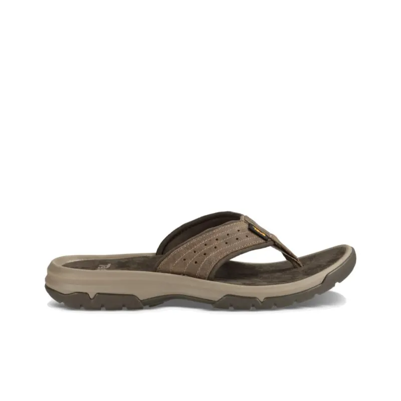 Teva Langdon Flip Flip Flops Men's Brown Gray-1