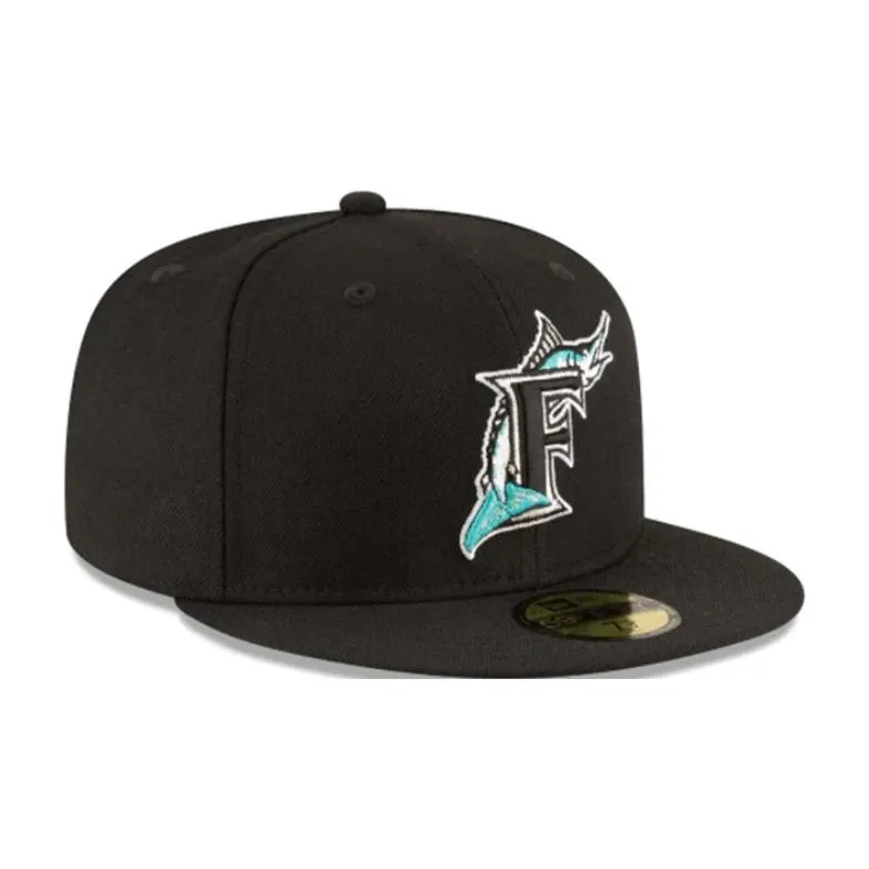 New Era Florida Marlins Upside Down 59Fifty Fitted Hat-2