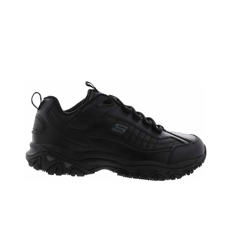 Skechers SOFT STRIDE FAMLI Anti-Slip And Wear-Resistant Breathable Low-Top Running Shoes Men's Black-1