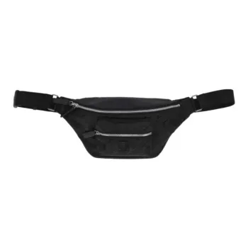 MCM Nylon Crossbody Fanny Pack Women's Black