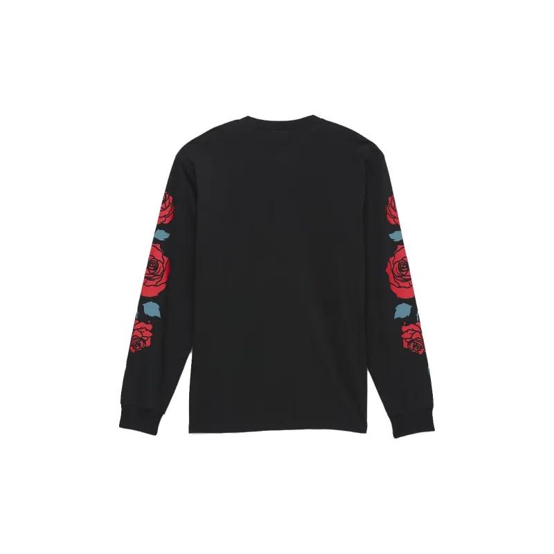 Vans Rose Sleeve Long Sleeve T-Shirt T-Shirt Unisex Black-1