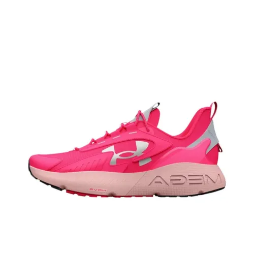 Under Armour HOVR Mega 2 Running Shoes Unisex Low-Top Red Pink