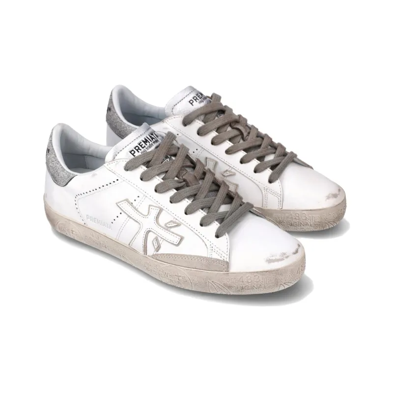 PREMIATA Steven Low-Top Skateboard Shoes Women's White-2