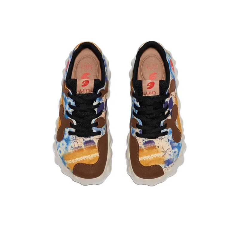 U.IN Painted Travel Shoes Figuras 1 Casual Shoes Women's-2