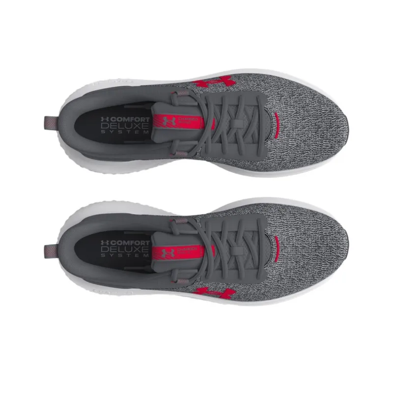 Under Armour Charged Revitalize Anti Slip Wear Resistant Low Top Running Shoes Men's Gray-3