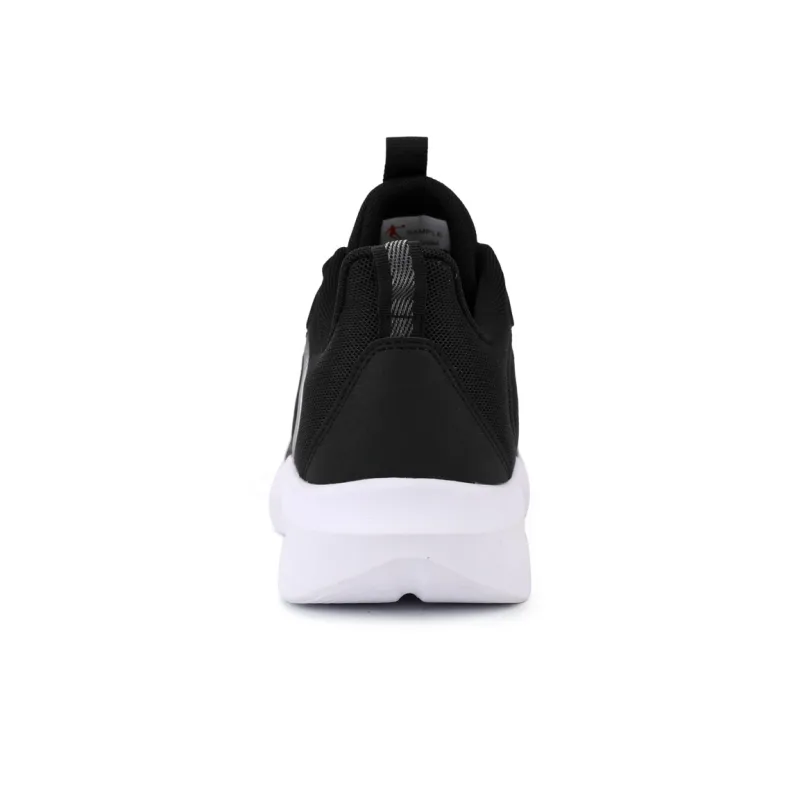 QIAODAN Low Top Casual Running Shoes Men's Black White-4