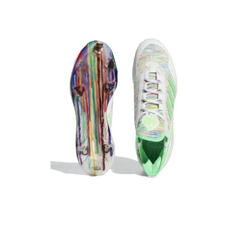 Adidas Icon 7 Boost Dripped Out 'White Screaming Green'-4