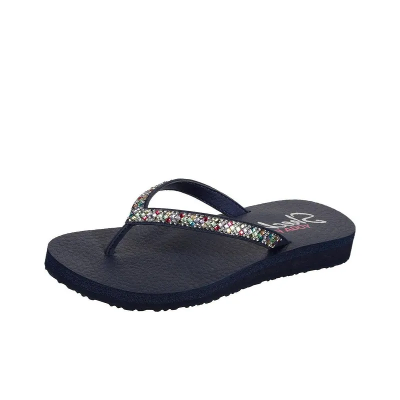 Skechers Meditation Flip Flops Women's Black-0