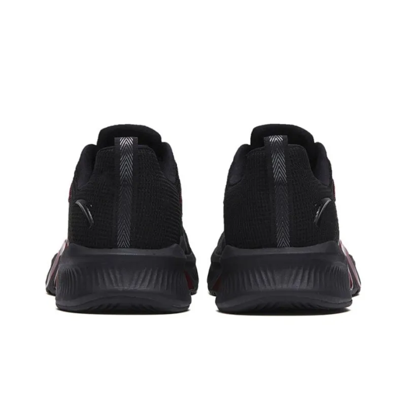 Anta Stable As A Mountain 2 Cushioning Anti Slip And Wear Resistant Low Top Training Shoes Men's Black Red-2
