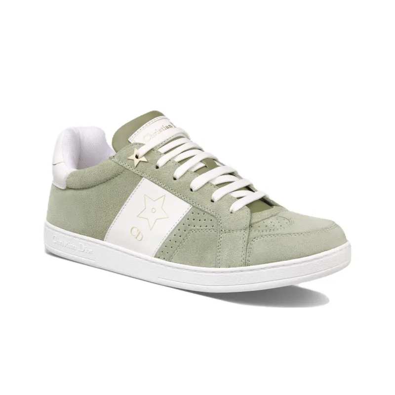 DIOR Star Platform Shoes Low Top Skateboard Shoes Women's Light Cactus Green-2