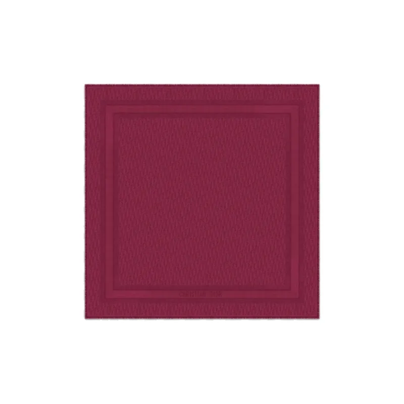 DIOR Silk Scarves Women's Burgundy-0