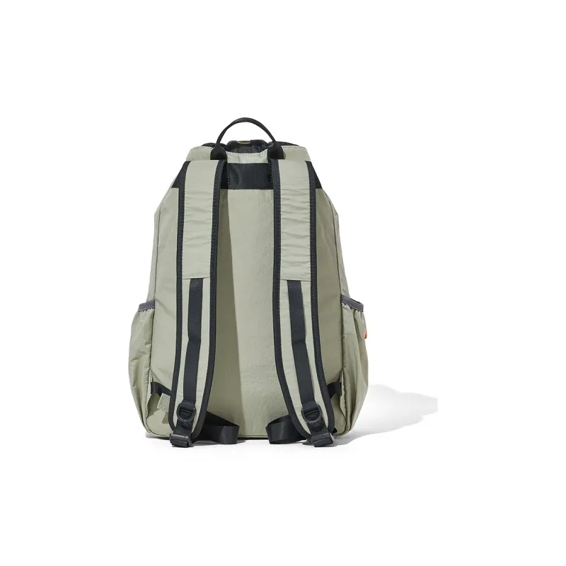 BOSTANTEN Fabric Backpack Regular Unisex Khaki/Army Green/Black-4