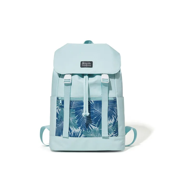 BOSTANTEN Fabric Backpack Unisex Gray/White/Black/Blue-12