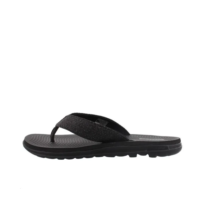 Skechers On The GO Fle Rubber Sole Flip Flops Women's Black-0