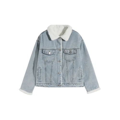 MKBY Denim Jackets Women's White