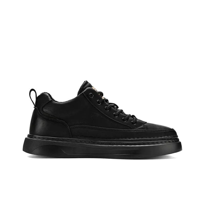GONGLANGSHIJIA Anti Slip Wear Resistant Mid Top Skateboard Shoes Men's-3